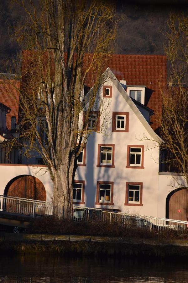 ホテル Maindrei - Schlafen Am Fluss Margetshöchheim エクステリア 写真